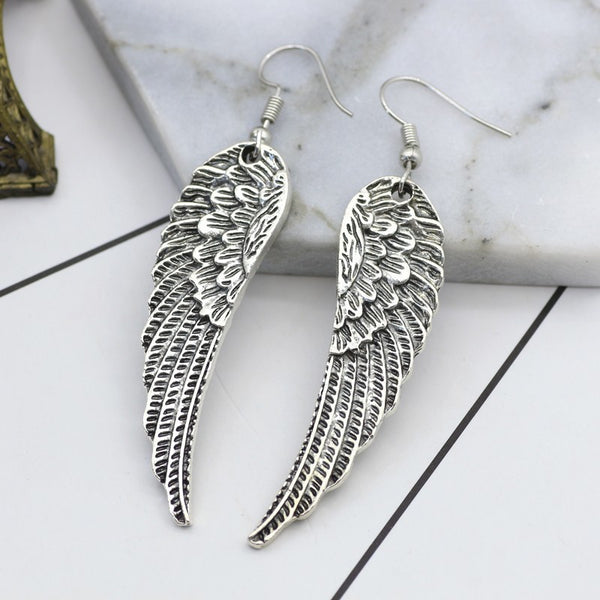 Feather Silver Ear rings