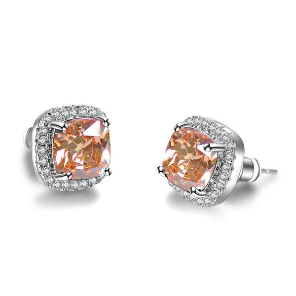 Luxury Crystal Zircon Stone Earrings