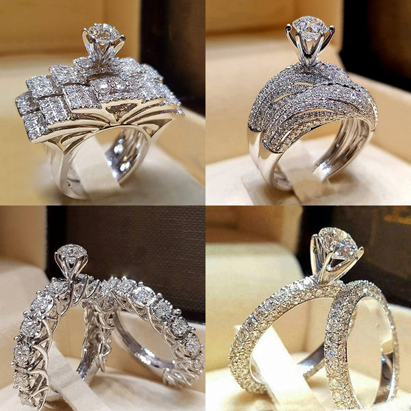 Elegant rings for Women Sliver Color